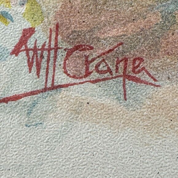 Antique Lithograph The Orcutt Company Chicago “Soudan” (Sudan) Signed Will Crane - Picture 6 of 9